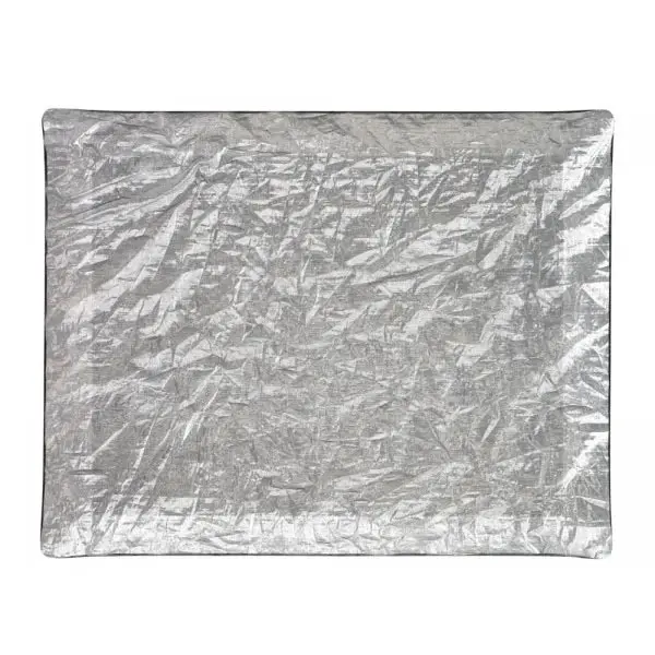 ACRYLIC TRAY  37*28cm OLD SILVER