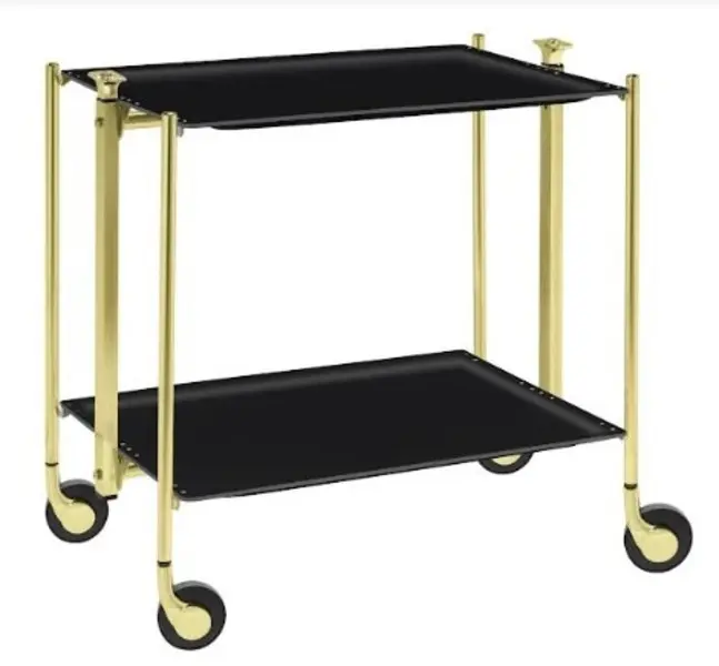 TROLLEY 2 LEVELS GOLD LIN BLACK Image