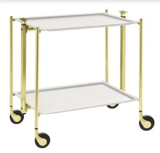 TROLLEY 2 LEVELS GOLD SECRET IVORY