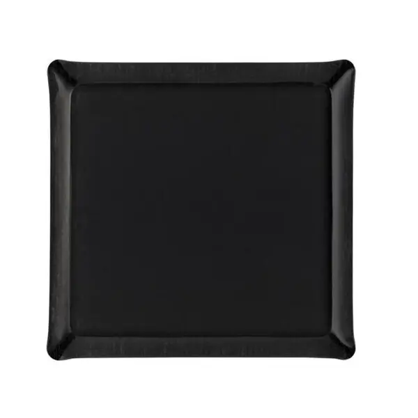ACRYLIC TRAY 36*36 LINEN BLACK