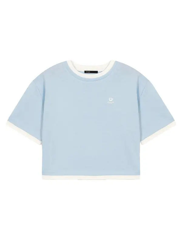 Two-Tone Short Sleeve T-Shirt