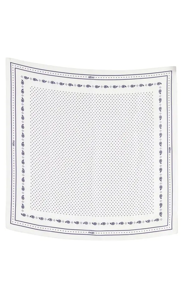 90X90 Printed Silk Square Scarf Image