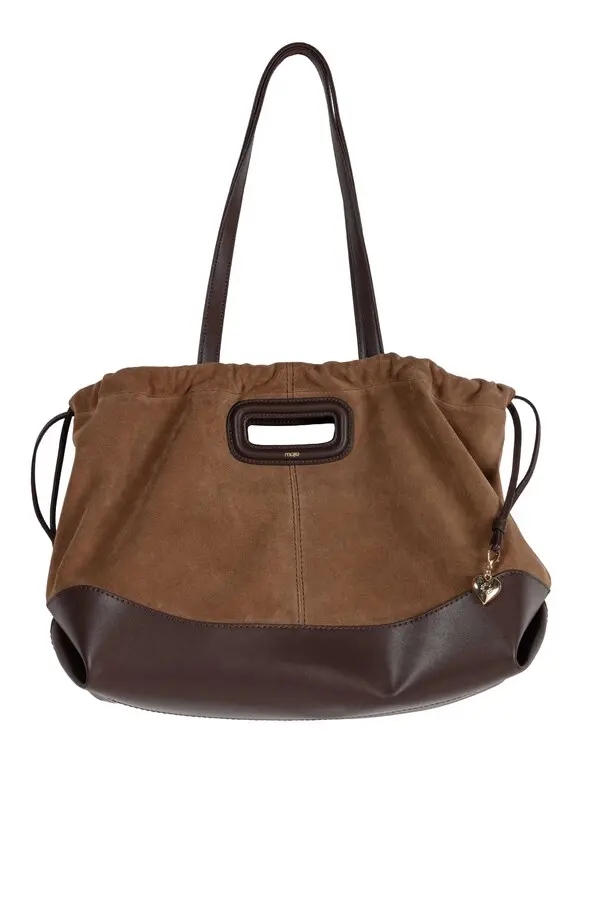 Leather And Suede M Tote Bag
