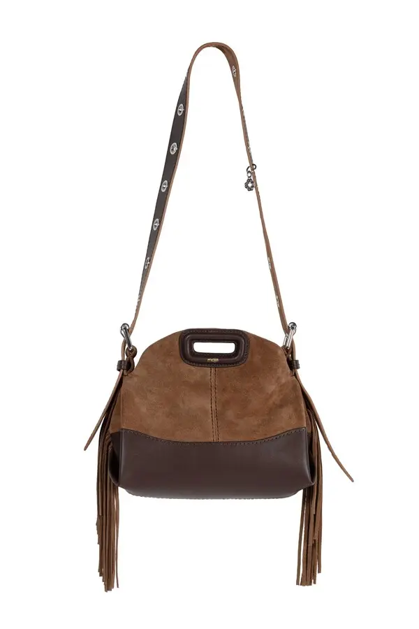 Leather And Suede Miss M Mini Shoulder Bag