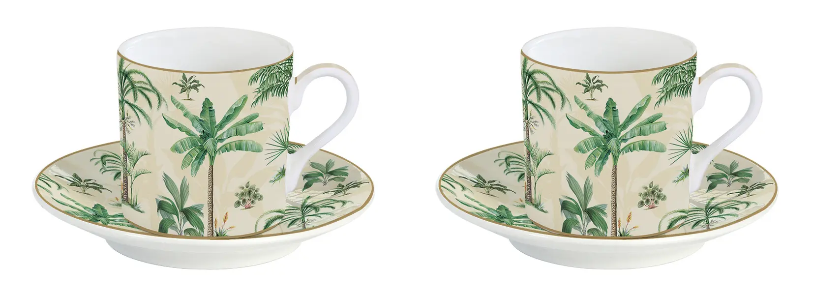 Set 2 high quality Fine Chine  C&S 75 ml Image