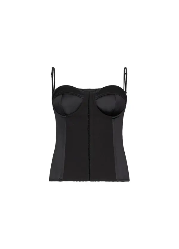 Satin Bustier Top