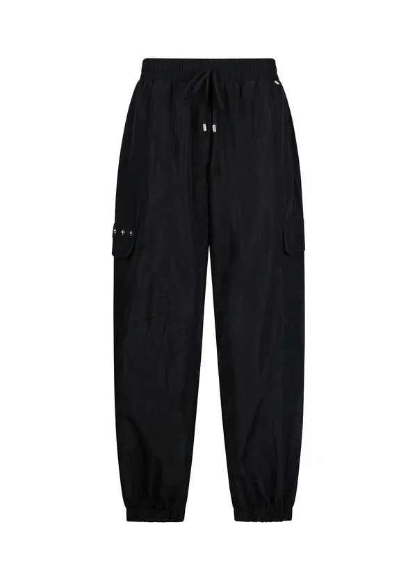 Cargo Pants with Silver Studs on Pockets