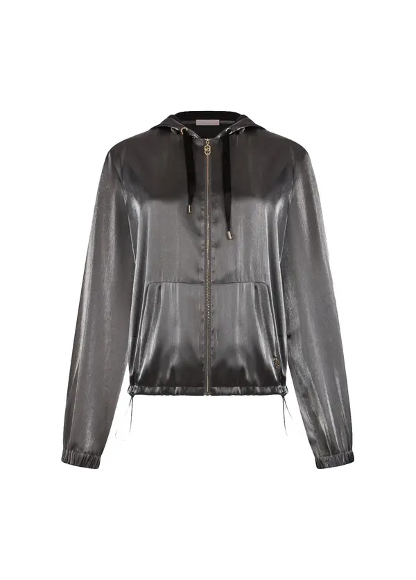 Laminted Hooded Lightweighted Jacket Image