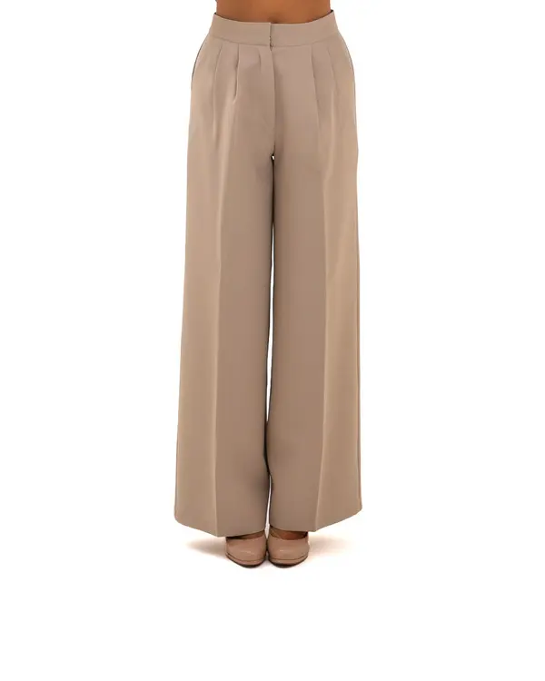 High Waist Wide Leg Trousers