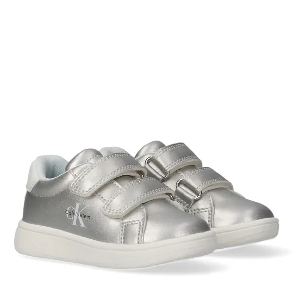 Metallic Low-Top Sneakers Image