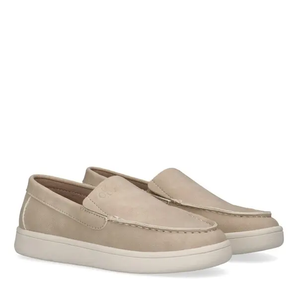 Suede-Style Slip-On Loafers -