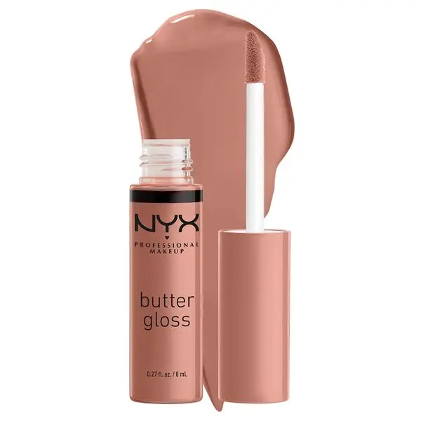 Nyx Professional Makeup Butter Gloss, Non-Sticky Lip Gloss, Buttery Soft, Silky Smooth and Creamy, Sheer to Medium Coverage