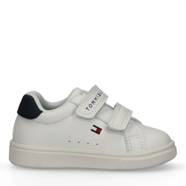 Low Cut Leather Velcro Sneakers