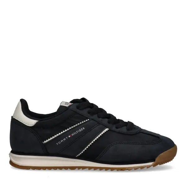 Lace-Up Suede Retro Sneakers