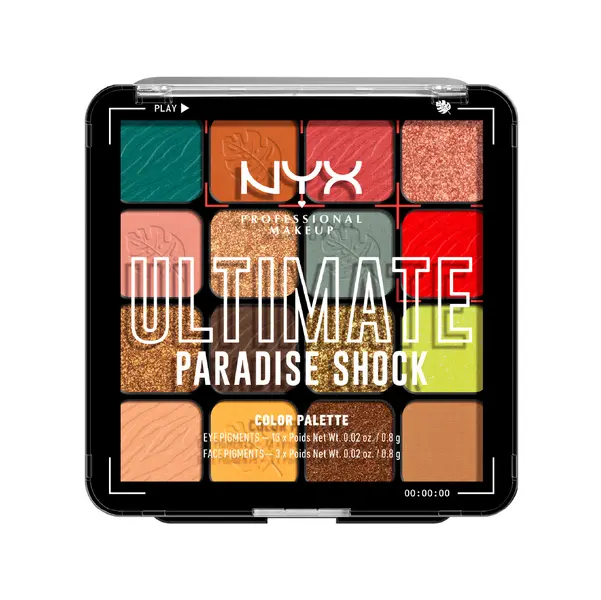 Nyx Professional Makeup Ultimate Shadow Palette - 02 Paradise Shock