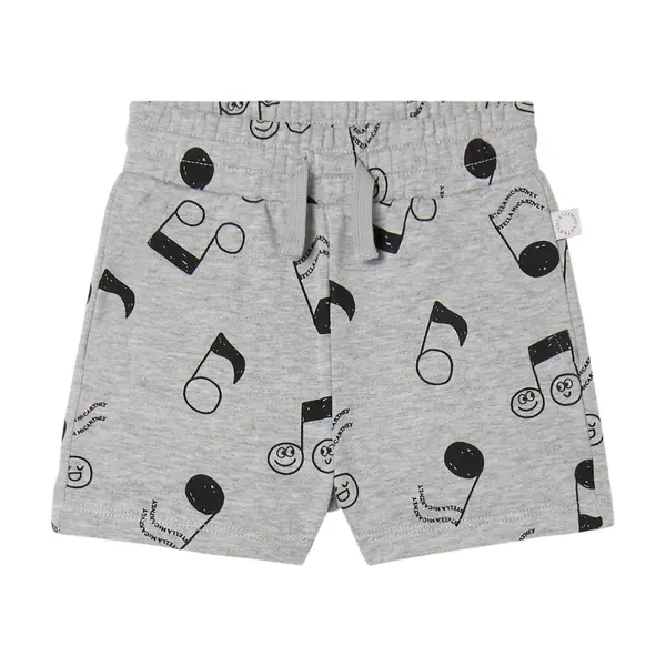 Musical Note Print Shorts