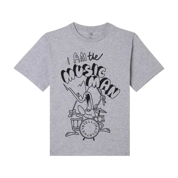 Short Sleeve T-Shirt with Bug Drummer