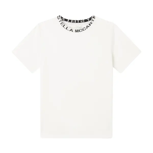 Short Sleeve T-Shirt with Logo Crew Neck