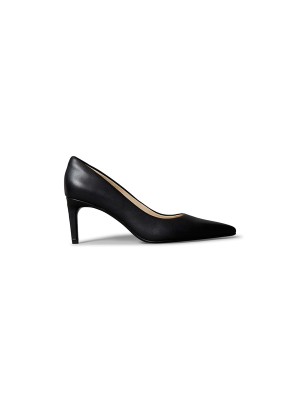 Classic Pointed-Toe Leather Pump