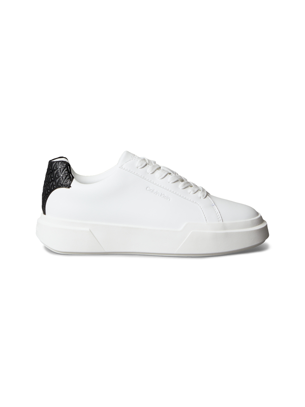 Smooth Leather Logo Sneakers
