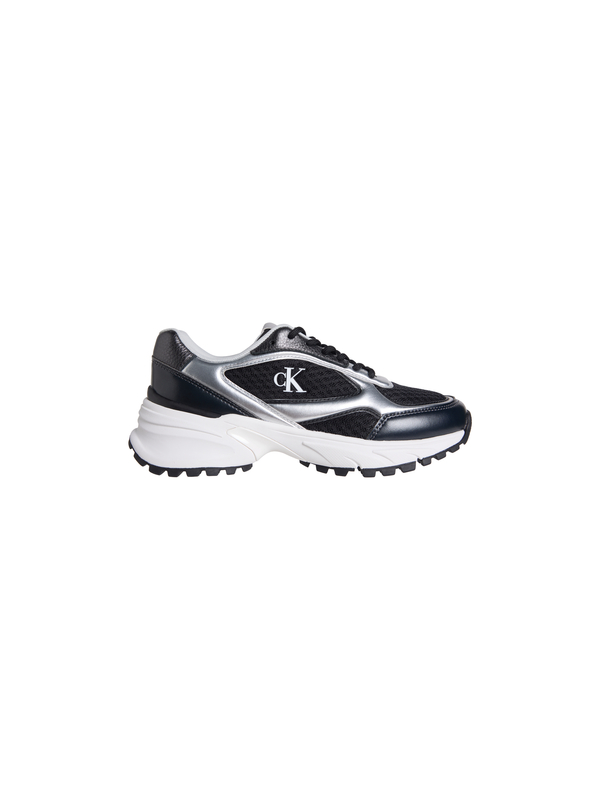 Mesh Mix Chunky Sole Runner Trainers Image