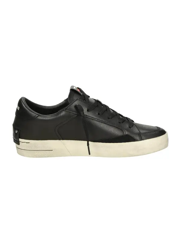 Sk8 Deluxe Black Venom Leather Sneakers