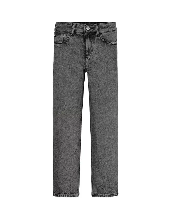 Straight Cut Denim Jeans