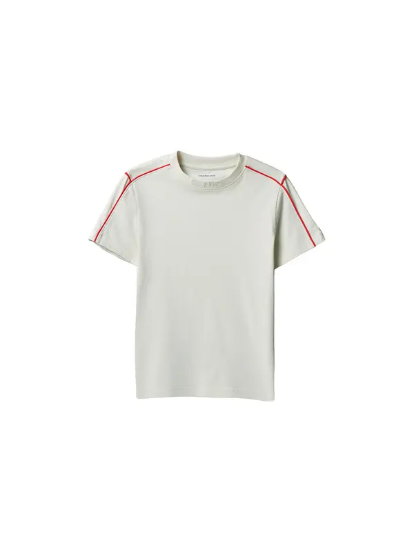 Taped Shoulder Logo Short Sleeve T-Shirt