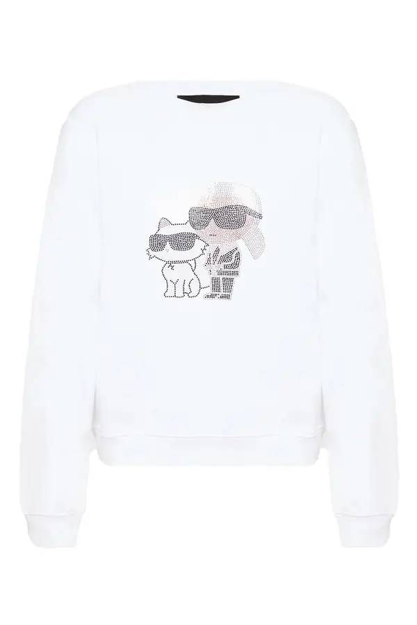 Rhinestone Duo Ikon Sketch Sweatshirt