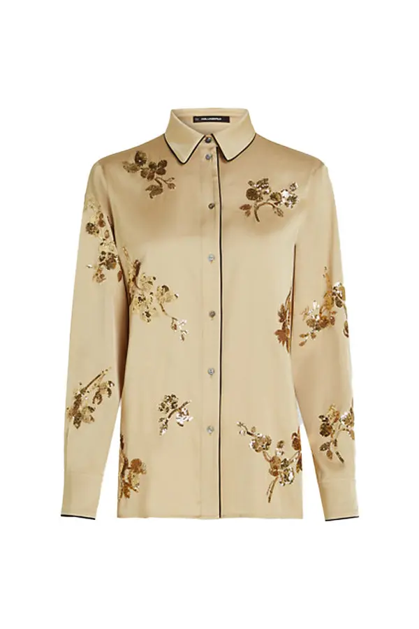 Fluid Sequins Blouse