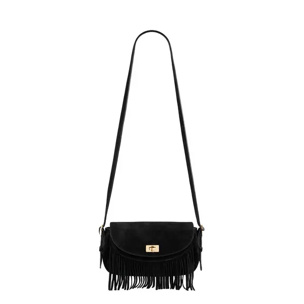 Mini Mambo Suede Crossbody Bag