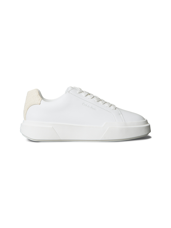 Smooth Leather Logo Sneakers