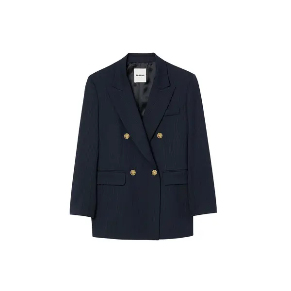 Pinstripe Suit Jacket