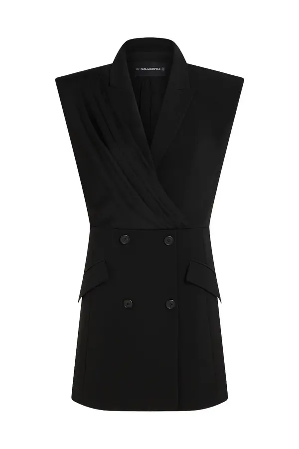 Sleeveless Blazer Dress