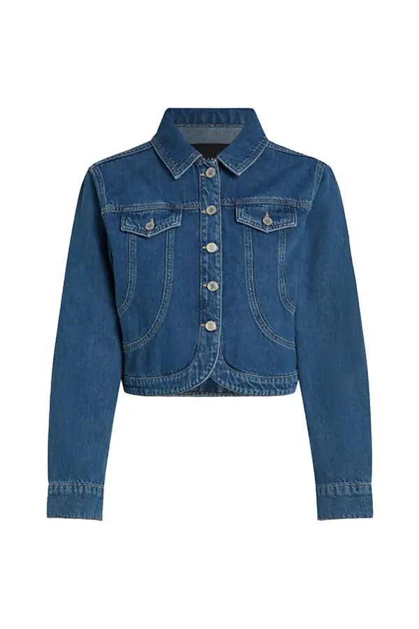 Cropped Denim Jacket Image
