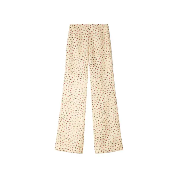 Floral-Print Palazzo Pants