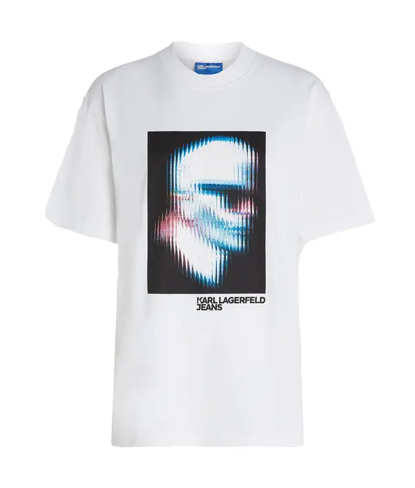 Digitized Karl Print Relaxed-fit T-shirt