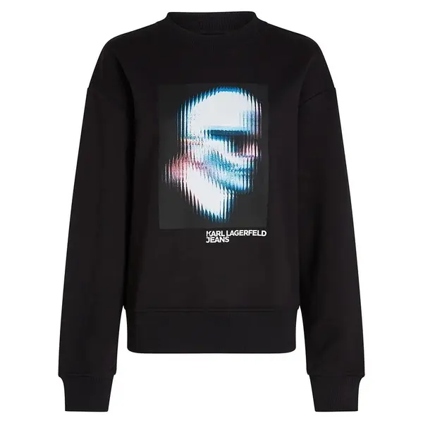 Digitized Karl Print Crewneck Sweatshirt