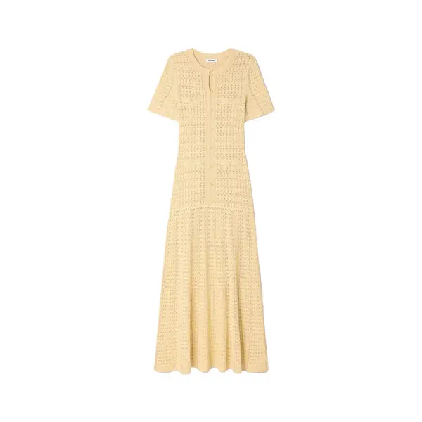 Rhinestone Knit Maxi Dress Image