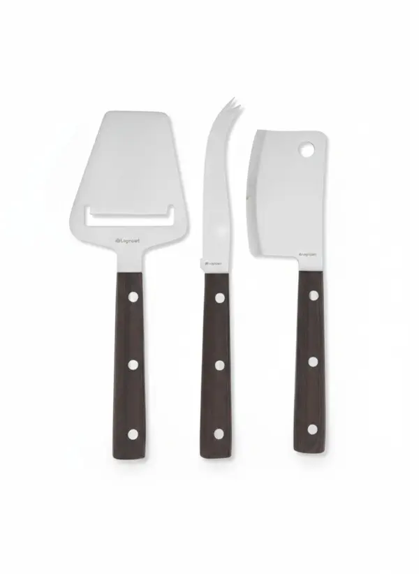 Cheese Set - Drak Handle