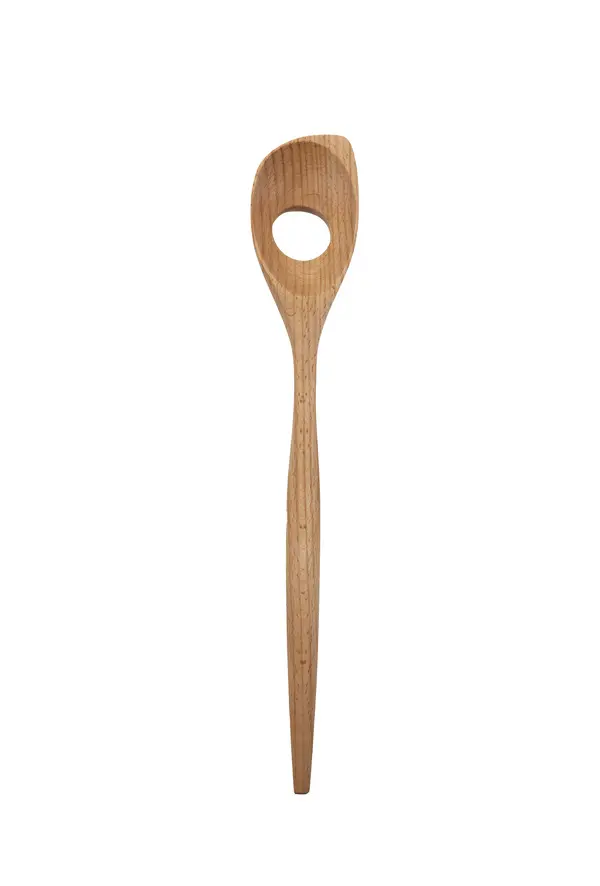Artisan Perforated Wooden Risotto Spoon