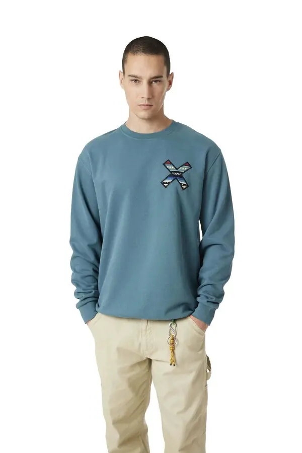 Amazon Classic Sweatshirt with X Embroidery
