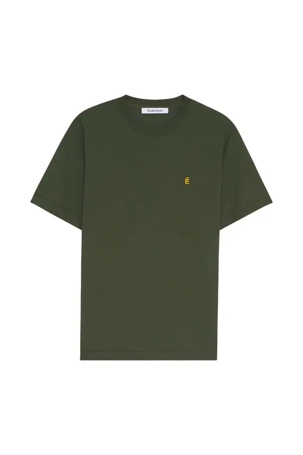 Regular Fit É Short Sleeve T-shirt - Dark Green