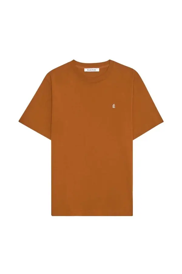 Regular Fit É Short Sleeve T-shirt - Camel