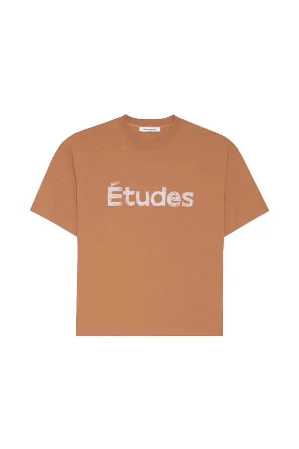 Relaxed Fit Front Logo T-shirt - Camel