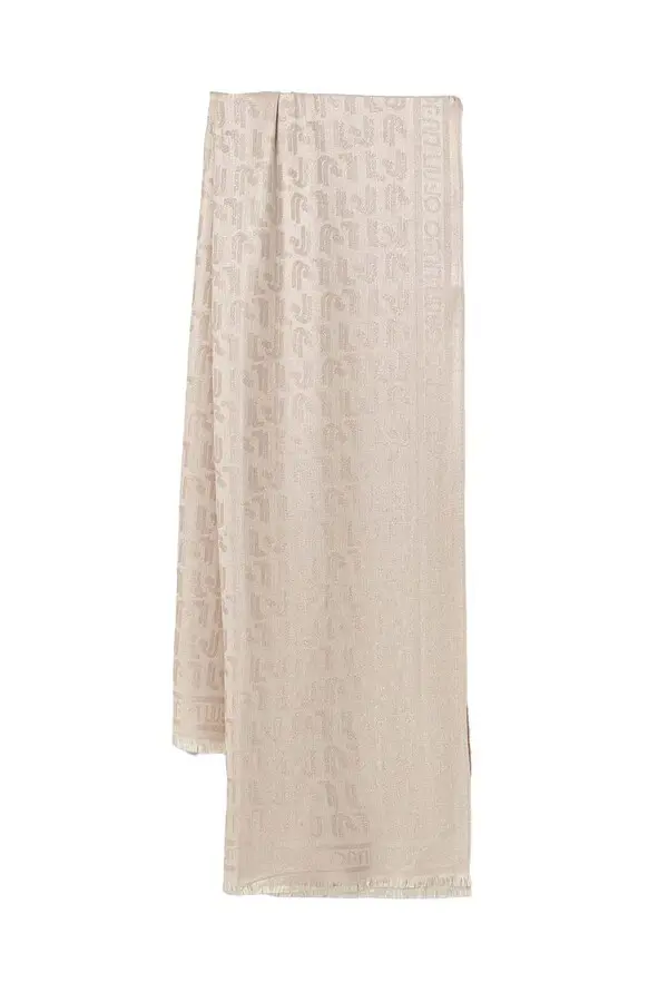 Monogram Jacquard Scarf with Lurex Details