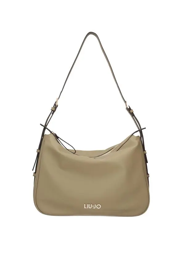 Liu Jo Logo Lettering Hobo Bag with Adjustable Strap