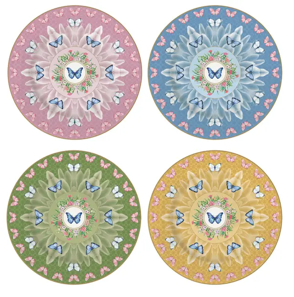 Spring Parade Dessert Plate Set Image