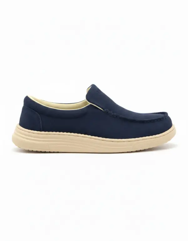 Suede Slip-On Loafers with Tech Sole