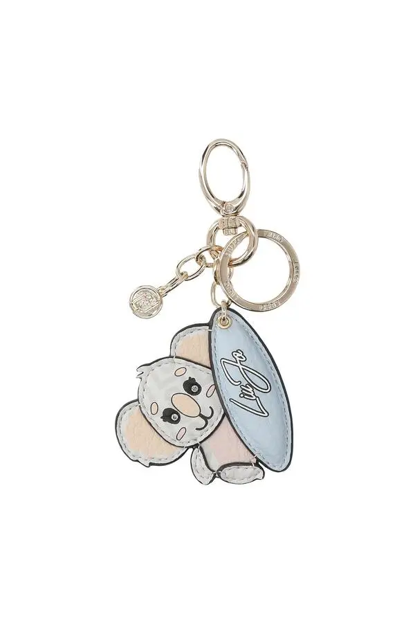 Koala Surfer Keychain with Logo Charm Image
